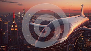 Highspeed hyperloop transportation systems drastically reducing travel time between major cities