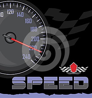 High speed. Icon for design