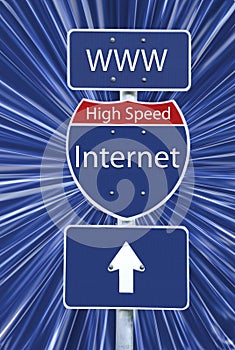 Alto velocità rete informatica mondiale 