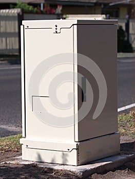 High speed Internet fiber distribution cabinet