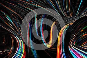 high-speed neon glitch: ultra-detailed futuristic tech background photo