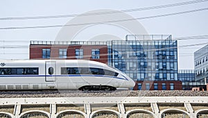 High-speed rail photo
