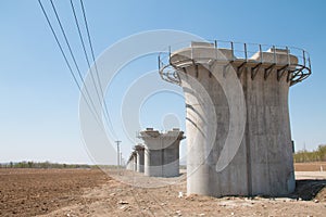 High-speed railway pier