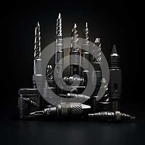 High-speed step drill bits for multiple size holes