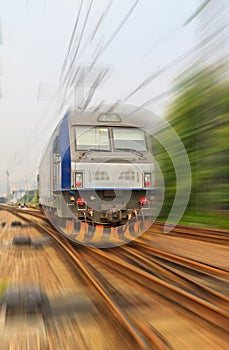 High speed through train