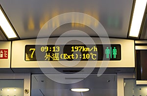 High speed train in China