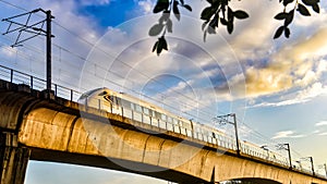 High speed train in China