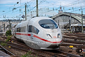 High-speed train ICE T of German railway company Deutsche Bahn.