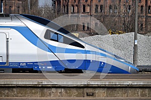High speed train in Poland