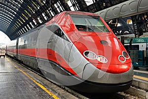 High-speed train photo