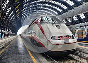 High-speed train photo