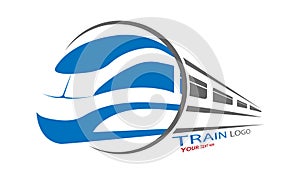 High-speed train. Vector icon for websites, applications and a logo