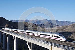 High-speed train photo