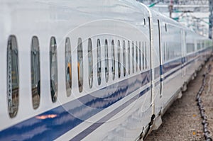 High speed train window