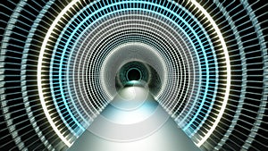 high speed vj loop in metal tunnel, quantum jump