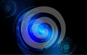 High speed. world abstract technology background concept.Speed movement pattern and motion blur over dark blue background.