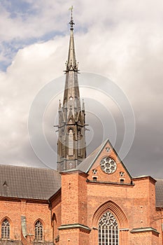 High spire of the cathedral