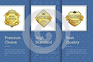 High Standard Premium Choice Best Quality Emblem