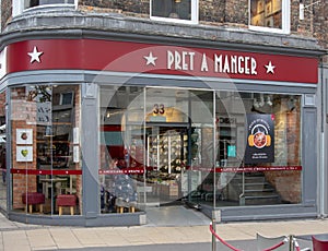 Pret A Manger shop front