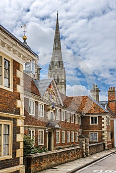 High Street, Salisbury, Wiltshire, England