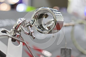 High strength spring pull with calble