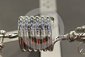 High strength spring pull with calble