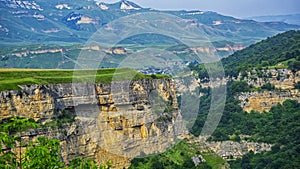 High summer, green mountains