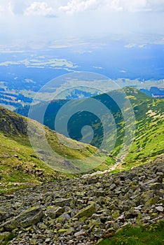 High tatra mountain valley