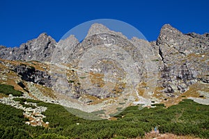 High Tatra Mountains in autumn, Slovakia