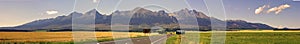High Tatra mountains panorama