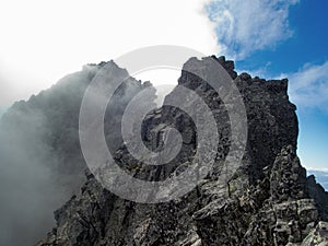 High tatra mountains in slovakia