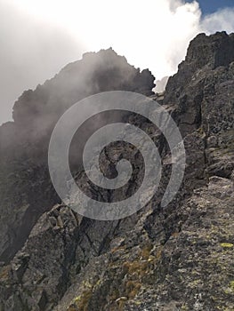 High tatra mountains in slovakia