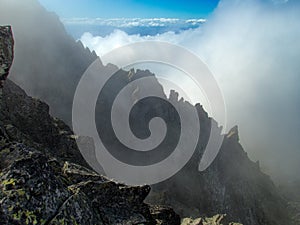 High tatra mountains in slovakia