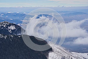 High Tatra mountains in winter