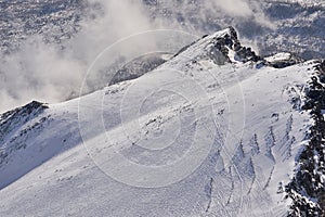 High Tatra mountains in winter