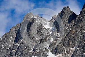 High Tatra mountains in winter