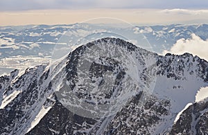 High Tatra mountains in winter