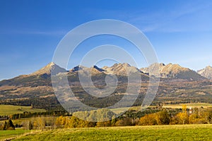 Vysoké Tatry v podzimním čase, Slovensko