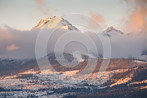 High Tatras mountain range.