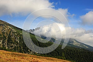 Vysoké Tatry hory a mraky