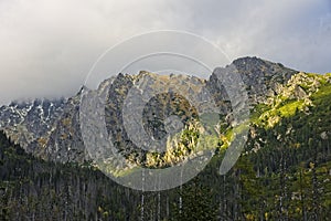 High Tatras mountains at Hrebienok