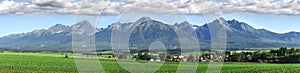 High Tatras mountains - panorama.