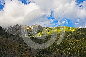 High Tatras mountains at Hrebienok