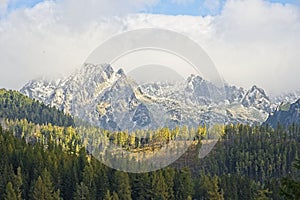 High Tatras mountains peaks