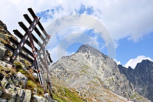 High Tatras mountains and prevention of snow