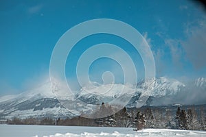 High tatras mountains in slovakia