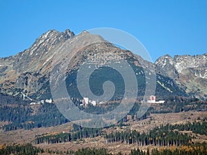 High Tatras mountains in summer