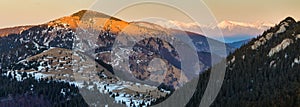 High Tatras photographed from Velka Fatra mountains