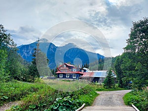 High Tatras, Slovakia - August 2022 : The landscape of Slovakia