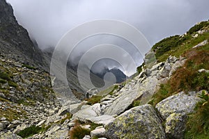 High Tatras, Slovakia, road to Zbojnicka chata (Robber hut)